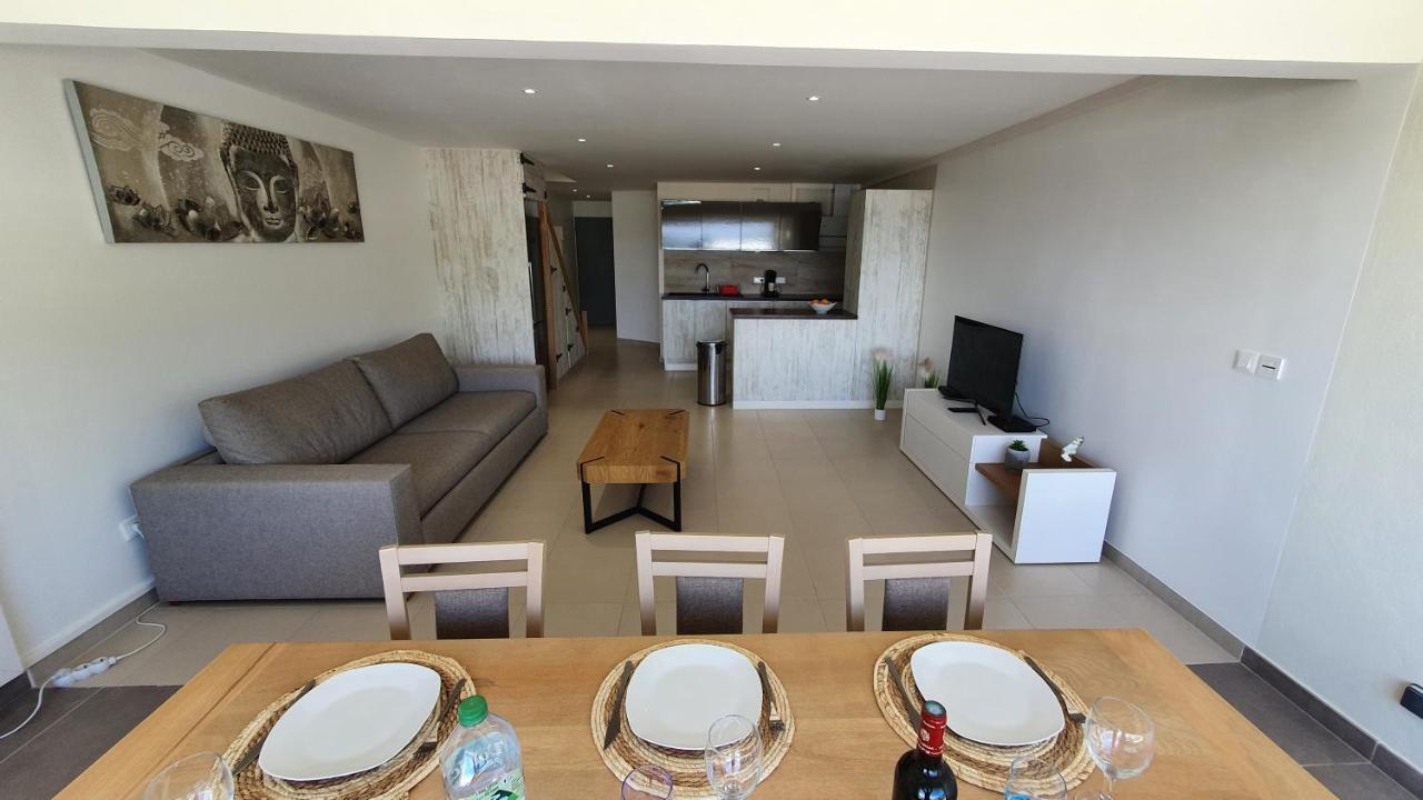 Pinel Superbe Appartement En Residence Vue Mer Cul de Sac Zewnętrze zdjęcie